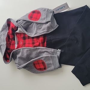 New Carter's Buffalo Plaid Outfit